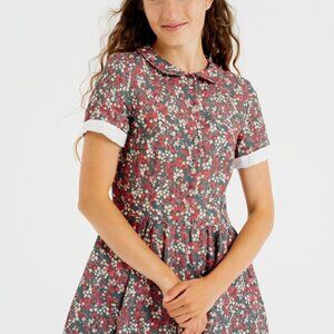 Son de flor Mini Classic Dress, Short Sleeve, Ditsy Floral - Ditsy Floral / L